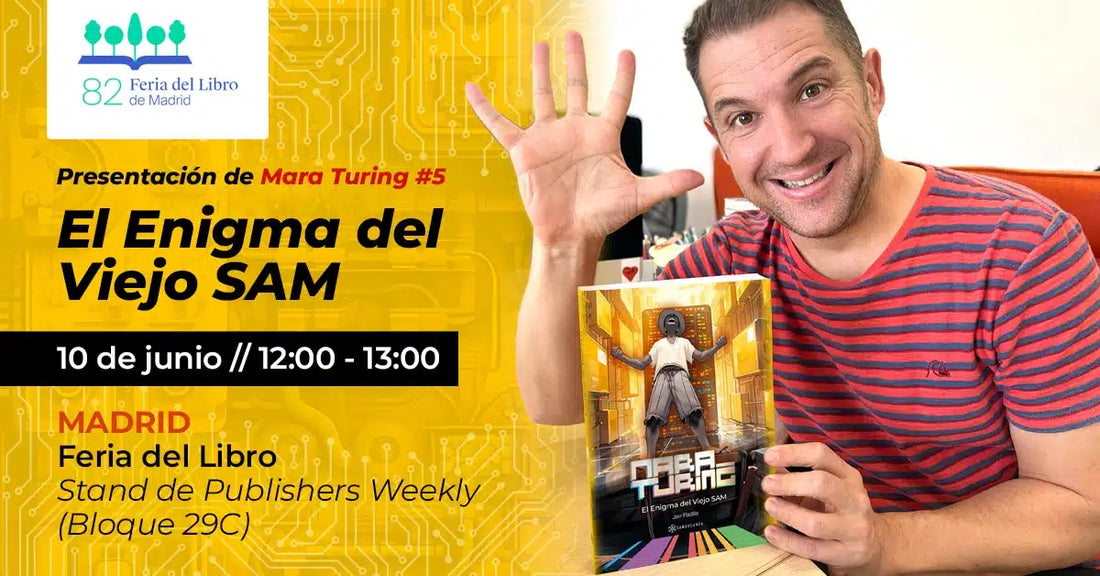 Presentación de Mara Turing V en la Feria del Libro de Madrid 2023