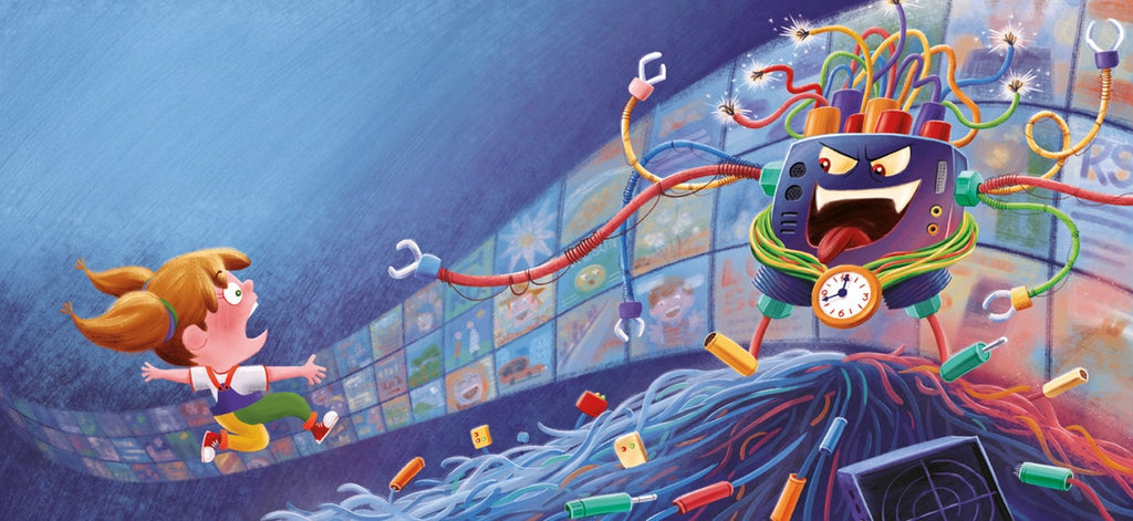 Invasión de Móviles. Álbum Infantil #1 de Mara Turing