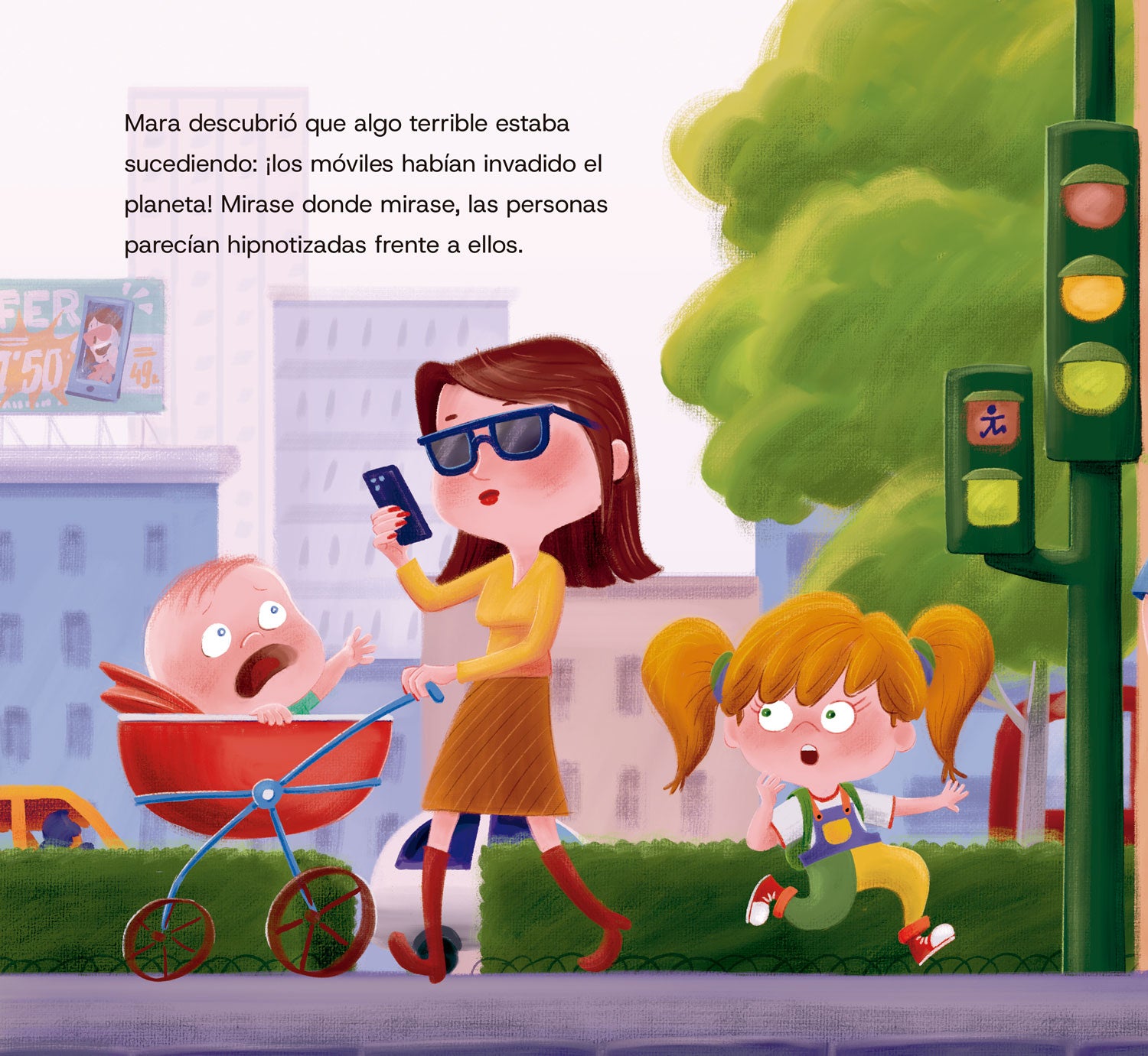 Invasión de Móviles. Álbum Infantil #1 de Mara Turing