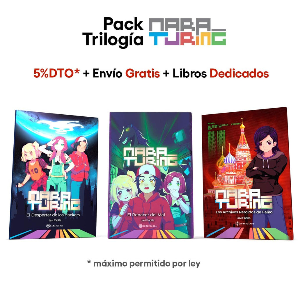 Pack Trilogía: El Despertar de los Hackers + El Renacer del Mal + Los Archivos Perdidos de Falko (libros dedicados por el autor)